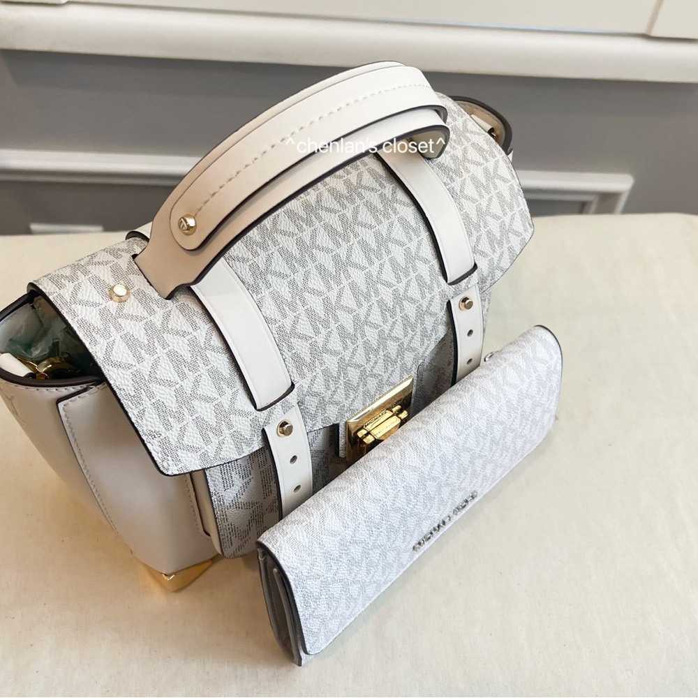 🔥NeW! Michael Lors Manhattan MD Satchel With Wallet - Picture 12 of 14